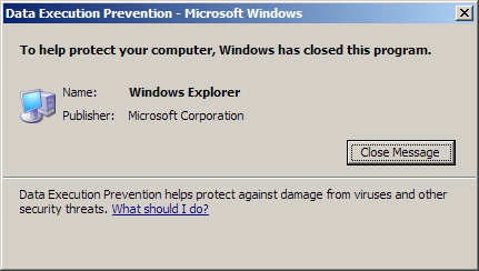 Windows error