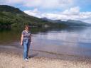 Katy at Loch Lomond