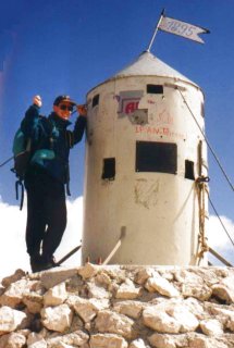 Me at the summit of Triglav, by far the highest I have ever walked