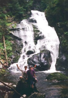 Waterfall at Sumik, in the foothills of Pohorje